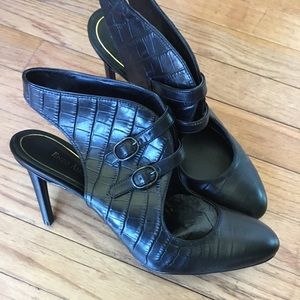 Enzo Angiolini BLACK CROC buckle shoes ‘BRAND NEW’